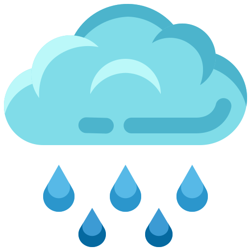 Ícone tipos de chuva